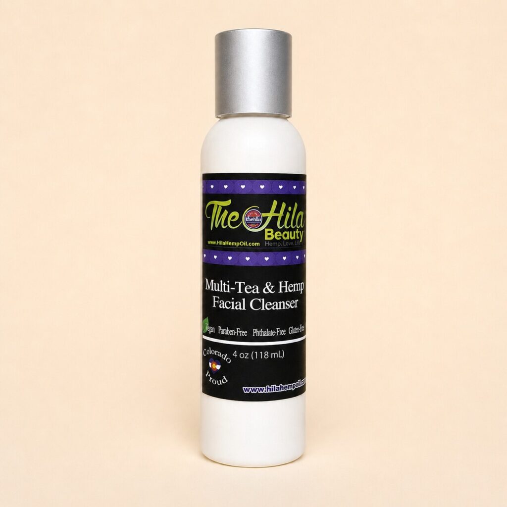 Multi-Tea and Hemp Facial Cleanser – 4 oz