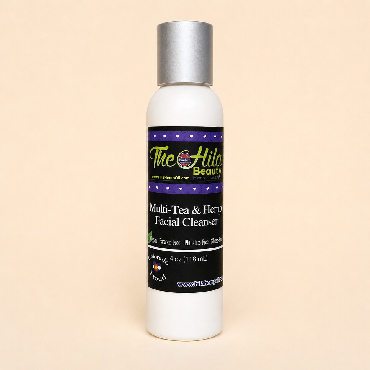 Multi-Tea and Hemp Facial Cleanser – 4 oz